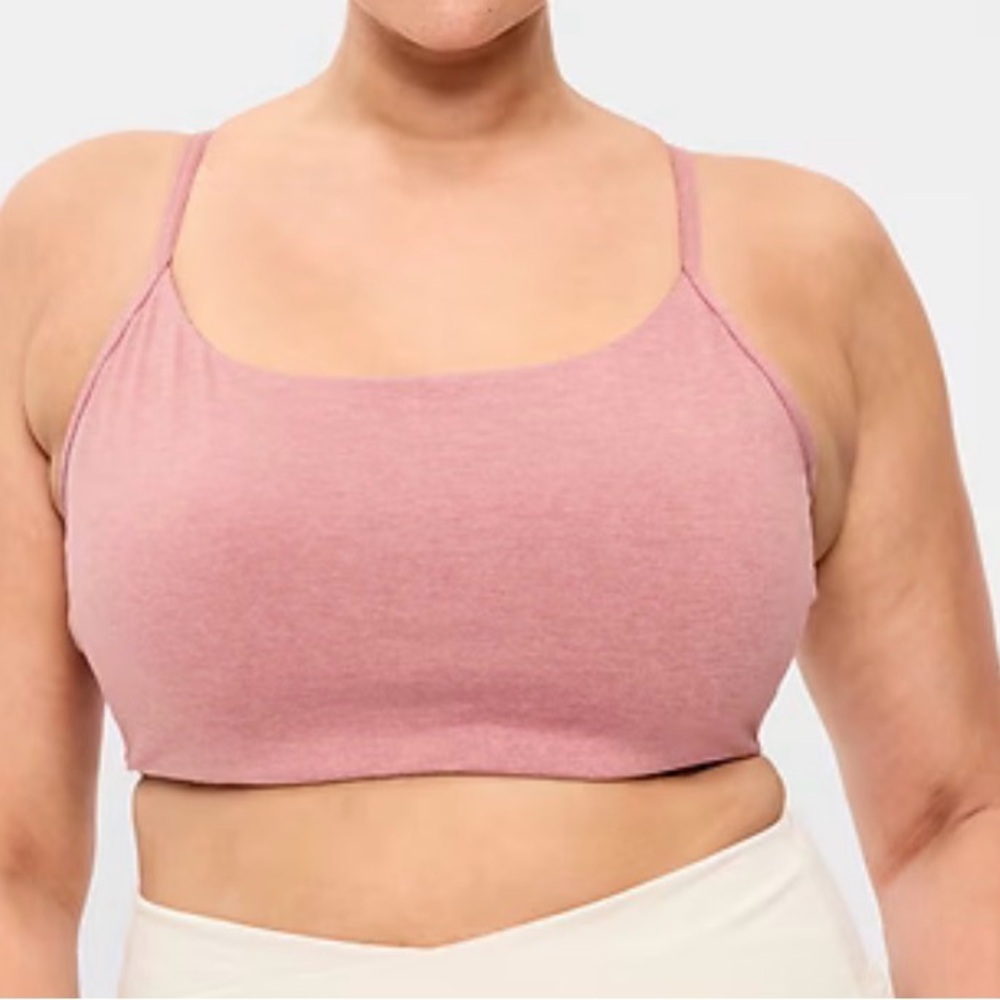 Old Navy Dusty Rose Scoop Bralette
